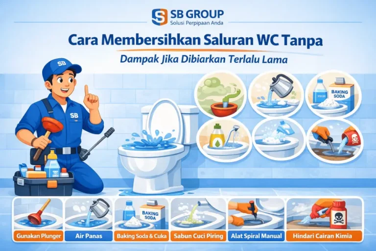 Cara Membersihkan Saluran WC Tanpa Membongkar Pipa