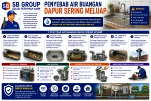 Penyebab Air Buangan Dapur Sering Meluap-seo